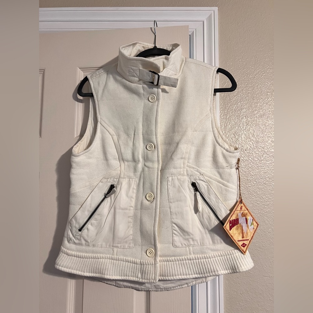 NEW White Winter Vest